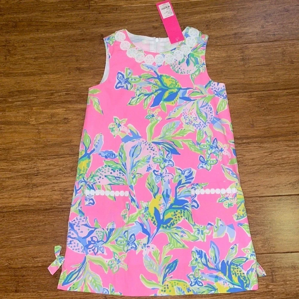 Lilly Pulitzer GIRLS' LITTLE LILLY CLASSIC SHIFT DRESS Multi Squeeze the day